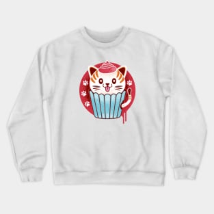 Cat Cupcake Crewneck Sweatshirt